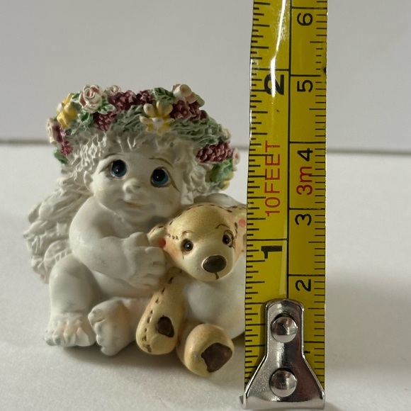 Dreamsicle Collectible Cherub with Teddy Bear “Playmates” - Picture 4 of 5